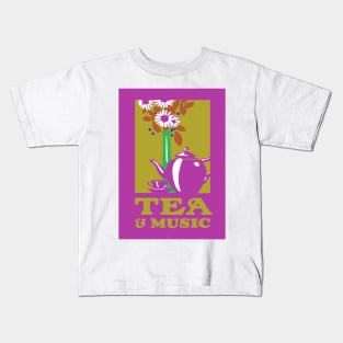 Tea & Music 3 Kids T-Shirt